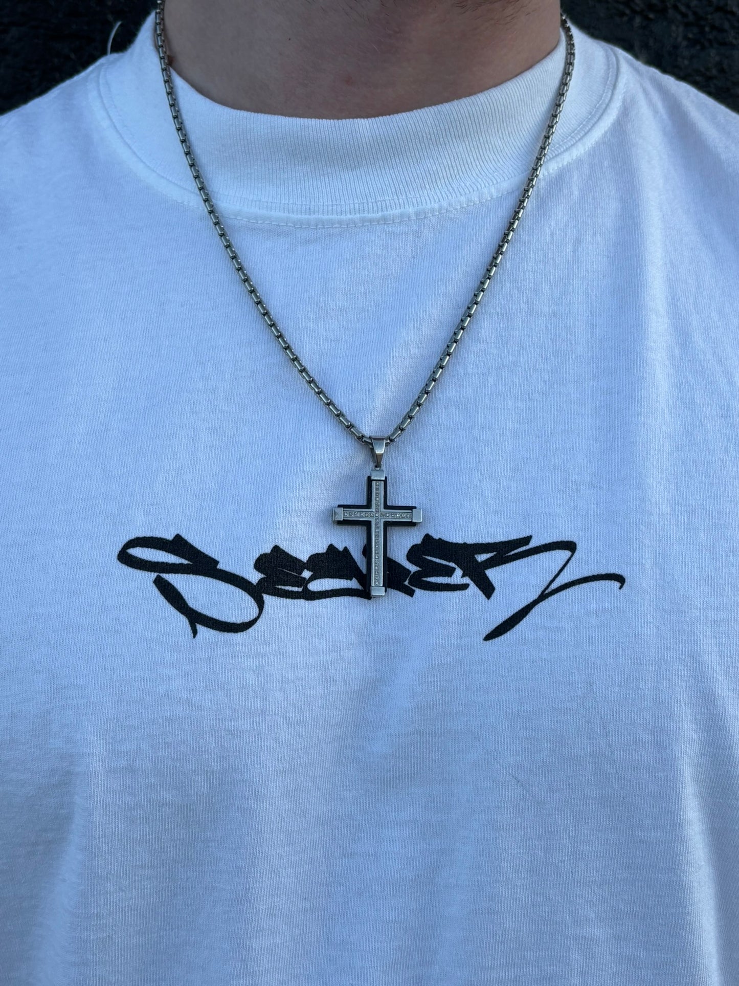 Rosary T-Shirt White