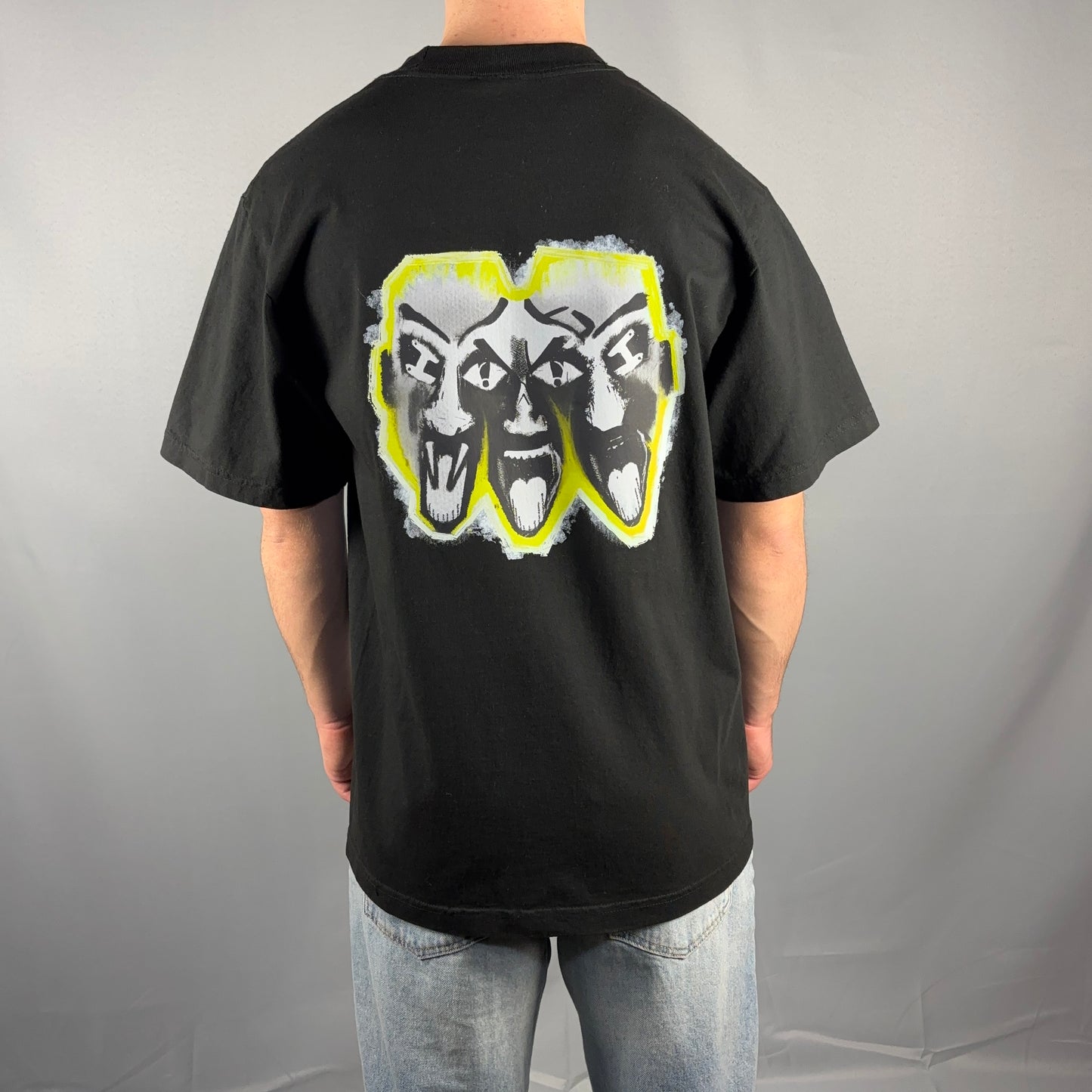 3 Heads T-Shirt Black